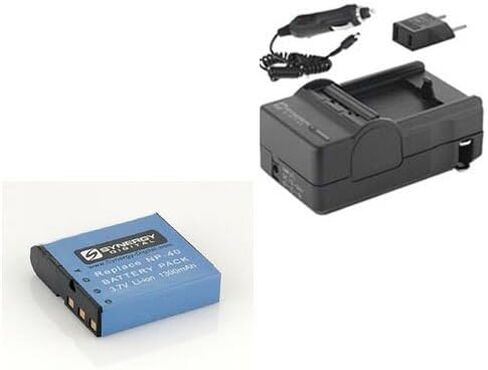 Casio Exilim EX-Z300 Digital Camera Accessory Kit Includes: SDCANP40 Battery, SDM-140 Charger in Saudi Arabia