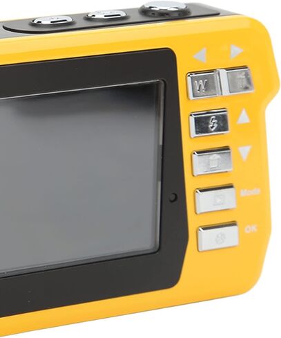 Waterproof Digital Camera, 10ft Underwater Cameras Full HD 4K 56MP Video Recorder Selfie Dual Screens with 18X Digital Zoom, Flashlight, for Snorkeling, Surfing, Swimming in Kuwait