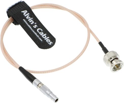 Alvin's Cables Timecode Cable for RED Epic Scarlet DSMC2 BNC to 00B 4 Pin Male Time Code Input Cable 50CM| 19.7inches in Saudi Arabia