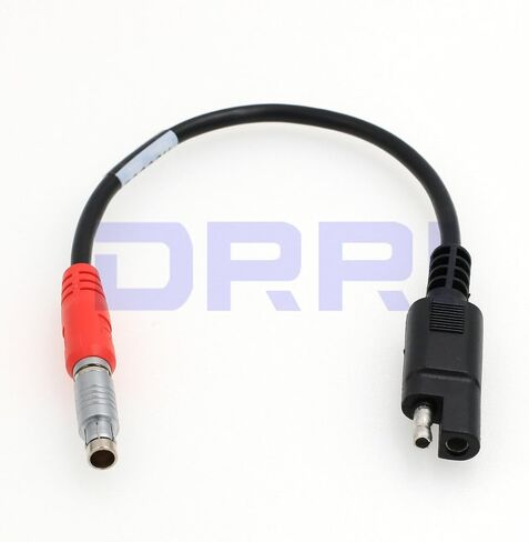 كابل الطاقة الخارجي DRRI GPS A00400 مع مشبك التمساح لـ Leica/Top-con/Geomax (A00400) in Kuwait