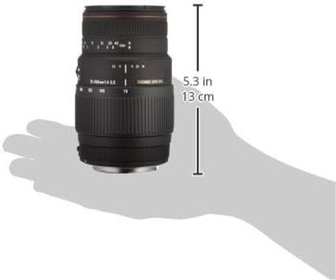 Sigma 70-300mm f/4-5.6 DG APO Macro Motorized Telephoto Zoom Lens for Nikon SLR Cameras in Saudi Arabia