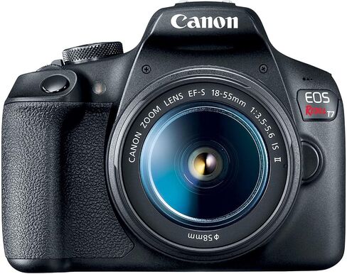 Camera Bundle for Canon EOS Rebel T7 with EF-S 18-55 mm f/3.5-5.6 is II + Accessories Bundle (64GB, 50in Tripod, Extra Battery, and More) in Saudi Arabia