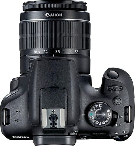 Camera Bundle for Canon EOS Rebel T7 with EF-S 18-55 mm f/3.5-5.6 is II + Accessories Bundle (64GB, 50in Tripod, Extra Battery, and More) in Saudi Arabia