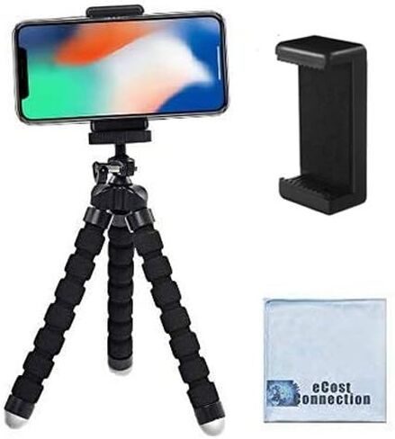 Acuvar Flexible Tripod for Action Cameras, Mini Camera Stand with GoPro Adapter, Compatible with All GoPro Hero Series, Portable Travel Tripod Mount in Saudi Arabia