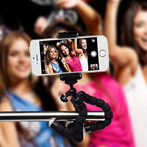 Acuvar Flexible Tripod for Action Cameras, Mini Camera Stand with GoPro Adapter, Compatible with All GoPro Hero Series, Portable Travel Tripod Mount in Saudi Arabia