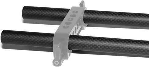 NICEYRIG 15mm Rod 16'' for 15mm Heavier Shoulder Mount Rig,Follow Focus-555 | Carbon Fiber Lightweight Camera Rod Rails, Max. Payload 222lb in Saudi Arabia