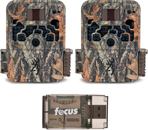 Browning Trail Cameras Strike Force Extreme 16 MP Game Cameras (2-Pack) Bundle with USB Card Reader (3 Items) in Saudi Arabia