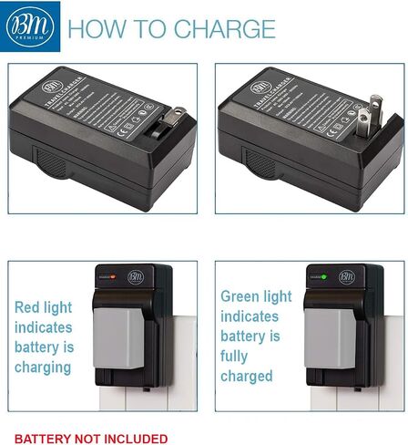 BM Premium BP718, BP727 Battery Charger for Canon HFR80, HFR82, HFR800, HFR70, HFR72, HFR700, HFM52, HFM500, HFR30, HFR32, HFR300, HFR40, HFR42, HFR400, HFR50, HFR52, HFR500, HFR60, HFR62, HFR600 in Saudi Arabia