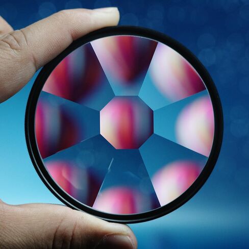 77mm Handheld Kaleidoscope Glass Prism Camera Filter Variable Number of Subjects SLR Photography Accessories in Kuwait