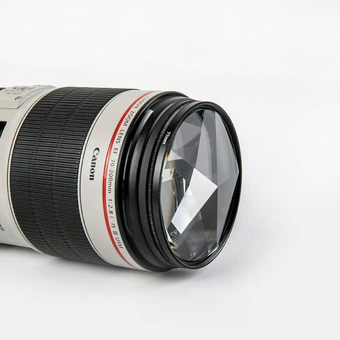 77mm Handheld Kaleidoscope Glass Prism Camera Filter Variable Number of Subjects SLR Photography Accessories in Kuwait