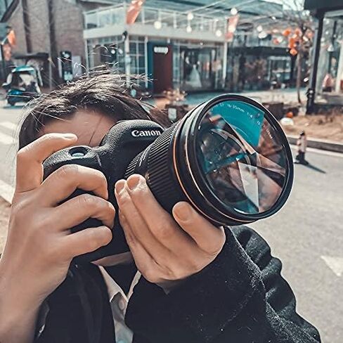 77mm Handheld Kaleidoscope Glass Prism Camera Filter Variable Number of Subjects SLR Photography Accessories in Kuwait