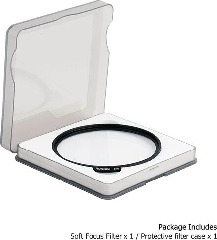 PROfezzion 72mm Soft Focus Filter for Nikon Z 24-70mm f4 S Lens for Sony E PZ 18-105mm f4 G Lens for Fujifilm XF 16-80mm f4 R Lens & Other Camera Lenses with 72mm Filter Thread in Saudi Arabia