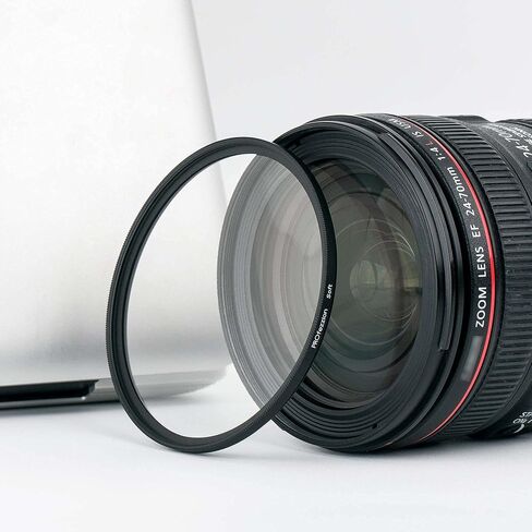 PROfezzion 72mm Soft Focus Filter for Nikon Z 24-70mm f4 S Lens for Sony E PZ 18-105mm f4 G Lens for Fujifilm XF 16-80mm f4 R Lens & Other Camera Lenses with 72mm Filter Thread in Saudi Arabia