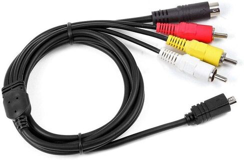 AV A/V Audio Video TV Cable/Cord/Lead for Sony Handycam DCR-SX63/v/e/l SX63/e/r Camcorder in Saudi Arabia
