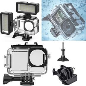 Honlyn Osmo Action 3 Waterproof Housing Case,Underwater 40M Diving Cover Protective Shell for DJI Osmo Action 3 in Kuwait