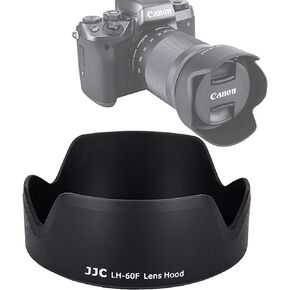 JJC LH-ES60 Dedicated Bayonet Lens Hood, Compatible with Canon EF-M 32mm f/1.4 STM Lens, Reversible, EFM 32 F1.4, 32mm 1.4 STM Lens Hood, Replacement of ES-60 Hood in Saudi Arabia