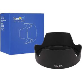 Haoge Bayonet Lens Hood for Canon EF 24-70mm f4L is USM Lens Replaces Canon EW-83L in Kuwait