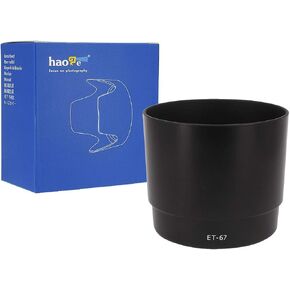 Haoge Bayonet Lens Hood Compatible with Canon EF 100mm f/2.8 Macro and Canon EF 100mm f2.8 Macro USM Lens Replaces Canon ET-67 in Saudi Arabia