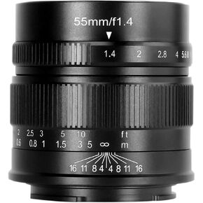 7artisans 55mm F1.4 APS-C Manual Focus Prime Mirrorless Camera Lens (X-Mount) in Kuwait
