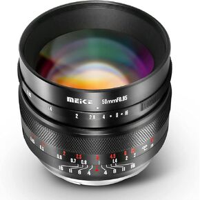 Meike 50mm F0.95 Large Aperture Wide Angle Lens Manual Focus Lens Compatible with Fujifilm X Mount Mirrorless Camera X-T3 X-H1 X-Pro2 X-E3 X-T1 X-T2 X-T4 X-T10 X-T20 X-T200 X-A2 X-E2 X-E1 X30 X70 in Kuwait