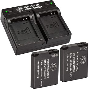 BM 2 حزمة من بطاريات DMW-BCM13E وشاحن بطاريات مزدوج من أجل باناسونيك لوميكس DC-TS7,DMC-FT5A, LZ40, TS5, TS6, TZ37, TZ40, TZ41, TZ55, TZ60, ZS27, ZS30, DMC-ZS35, DMC-ZS40, DMC-ZS45, DMC-ZS50 in Saudi Arabia