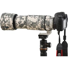 غطاء عدسة مقاوم للماء من ROLANPRO غطاء مطر مموه لكاميرا Canon EF 100-400mm f4.5-5.6 L is II USM حافظة حماية للعدسة - #UCP مقاوم للماء in Saudi Arabia