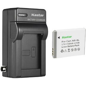 Kastar 2-Pack NP-6L Battery and AC Wall Charger Replacement for Minolta MND20 44 MP / 2.7K, Minolta MND23 48MP Auto Focus 4K Ultra HD Selfie, Minolta MN50WP 48MP Autofocus 5K UHD Waterproof Camera in Kuwait