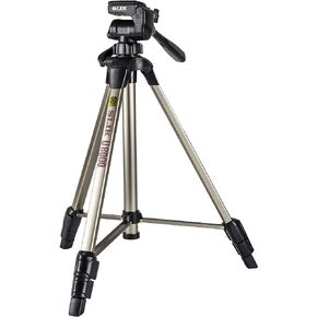 Slik U9000 Tripod with 3-Way Fluid-Effect Head and Built-In Bubble Level,Silver in Saudi Arabia