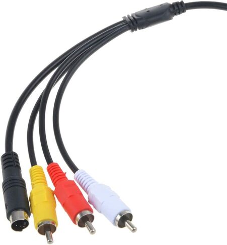 PKPOWER 5ft AV A/V TV Video Audio Cable Cord Lead for Sony Camcorder Handycam HDR-XR200/v/e in Saudi Arabia