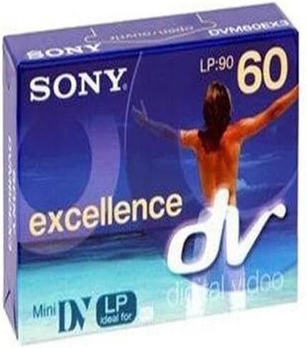 Sony DVM60EX23 MiniDV Cassette (DVC) Excellence Series 60 Minute (Single) in Saudi Arabia