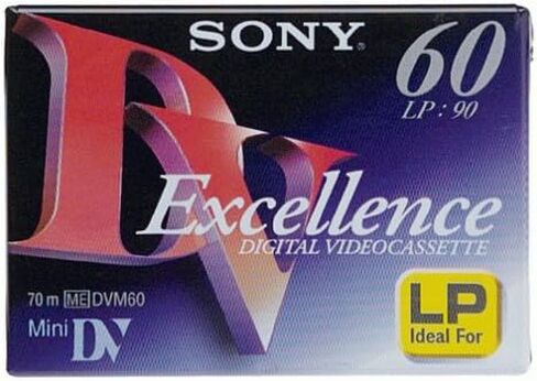Sony DVM60EX23 MiniDV Cassette (DVC) Excellence Series 60 Minute (Single) in Saudi Arabia