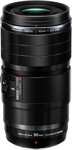 OM System M.Zuiko Digital ED 90mm F3.5 Macro is PRO for Micro Four Thirds System Camera, Weather Sealed Design, MF Clutch, Fluorine Coating, Compatible with Teleconverter in Saudi Arabia