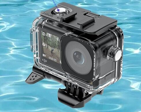 Honlyn Osmo Action 3 Waterproof Housing Case,Underwater 40M Diving Cover Protective Shell for DJI Osmo Action 3 in Kuwait