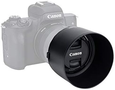 JJC LH-60F Bayonet Lens Hood, Compatible with Canon EF-M 18-150mm & RF-S 18-150mm, EW-60F Replacement in Saudi Arabia