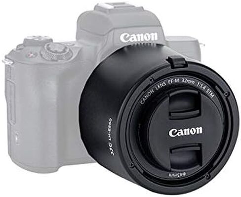 JJC LH-60F Bayonet Lens Hood, Compatible with Canon EF-M 18-150mm & RF-S 18-150mm, EW-60F Replacement in Saudi Arabia