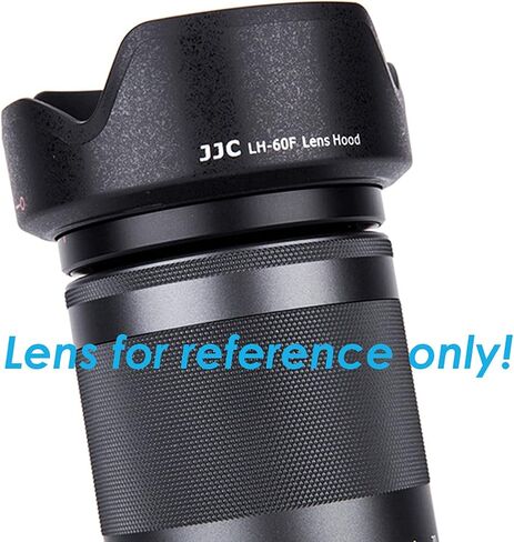 JJC LH-ES60 Dedicated Bayonet Lens Hood, Compatible with Canon EF-M 32mm f/1.4 STM Lens, Reversible, EFM 32 F1.4, 32mm 1.4 STM Lens Hood, Replacement of ES-60 Hood in Kuwait