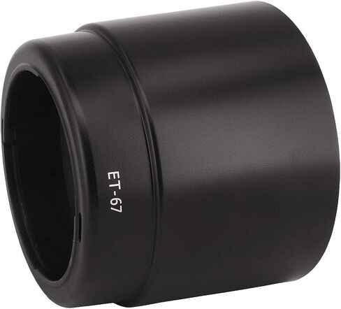 Haoge Bayonet Lens Hood Compatible with Canon EF 100mm f/2.8 Macro and Canon EF 100mm f2.8 Macro USM Lens Replaces Canon ET-67 in Saudi Arabia