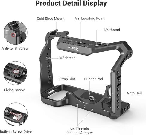 SMALLRIG Camera Cage Only for Sony Alpha 7S III / A7S III / A7SIII / A7S3-2999 in Saudi Arabia