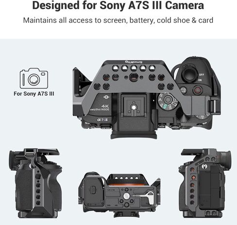 SMALLRIG Camera Cage Only for Sony Alpha 7S III / A7S III / A7SIII / A7S3-2999 in Saudi Arabia