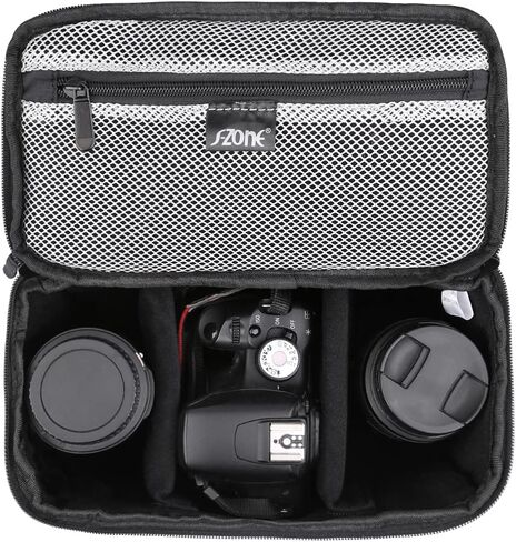 S-ZONE Water Resistant Camera Insert Bag with Sleeve Camera Case Upgraded Version 2.0 in Saudi Arabia