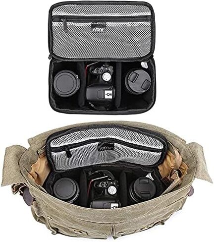 S-ZONE Water Resistant Camera Insert Bag with Sleeve Camera Case Upgraded Version 2.0 in Saudi Arabia