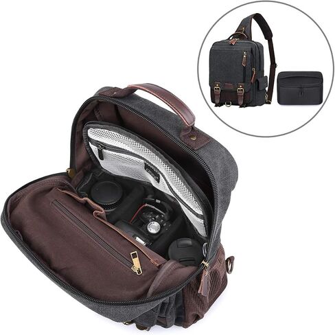 S-ZONE Water Resistant Camera Insert Bag with Sleeve Camera Case Upgraded Version 2.0 in Saudi Arabia