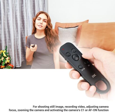 JJC RMT-P1BT Bluetooth Wireless Remote Control Commander for Sony ZV-1 II ZV1 ZV-E1 ZV1F ZV-1F RX100 VII ZV-E10 II A6700 A6600 A6100 A7CR A7C II A7CII A7IV A7III A7R IV A7RV A7S III A1 A9III FX30 FX3 in Kuwait