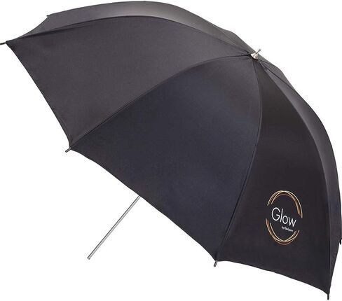 40" White Umbrella with Black Back - Made with Optical White Viscoelastic Polymer Fabric Material in Saudi Arabia