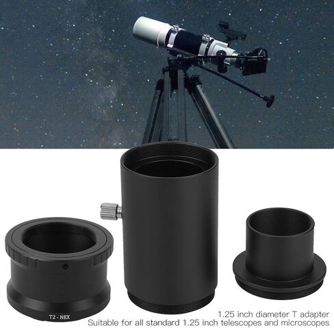 Telescope Extension Tube Adapter Ring Set for Sony E Mount Camera, 1.25In M42*0.75mm Extension Tube Kit for T2 Mount Telescope in Kuwait