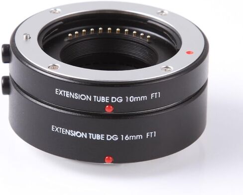 FOTGA Auto Focus Macro Extension Tube 10mm+16mm Set for Olympus Panasonic Micro Four Thirds M4/3 MFT Mount GH3/4 GH5 GH5s GH6 E-PM1 E-PM2 E-PL1 E-PL2/3 E-PL7/8/9/10 PEN-F E-M10 Mark II III DSLR Camera in Saudi Arabia
