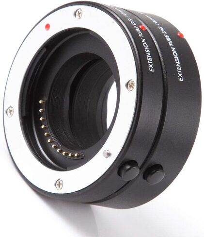 FOTGA Auto Focus Macro Extension Tube 10mm+16mm Set for Olympus Panasonic Micro Four Thirds M4/3 MFT Mount GH3/4 GH5 GH5s GH6 E-PM1 E-PM2 E-PL1 E-PL2/3 E-PL7/8/9/10 PEN-F E-M10 Mark II III DSLR Camera in Saudi Arabia