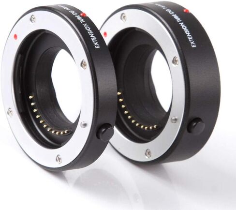 FOTGA Auto Focus Macro Extension Tube 10mm+16mm Set for Olympus Panasonic Micro Four Thirds M4/3 MFT Mount GH3/4 GH5 GH5s GH6 E-PM1 E-PM2 E-PL1 E-PL2/3 E-PL7/8/9/10 PEN-F E-M10 Mark II III DSLR Camera in Saudi Arabia