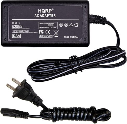 HQRP AC Power Adapter Compatible with Sony Alpha DSLR-A100 / DSLRA100 / DSLR-A100K / DSLRA100K / DSLR-A100H / a100 / a100K / a100H Digital Camera + Euro Plug Adapter in Saudi Arabia