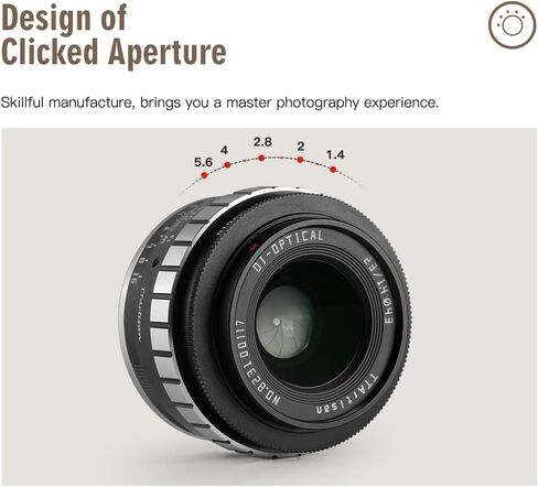 تي تي ارتيسان وصلة عدسة 23 ملم F/1.4 APS-C لكاميرا سوني اي ماونت فضية عريضة الزاوية للكاميرات غير العاكسة in Kuwait